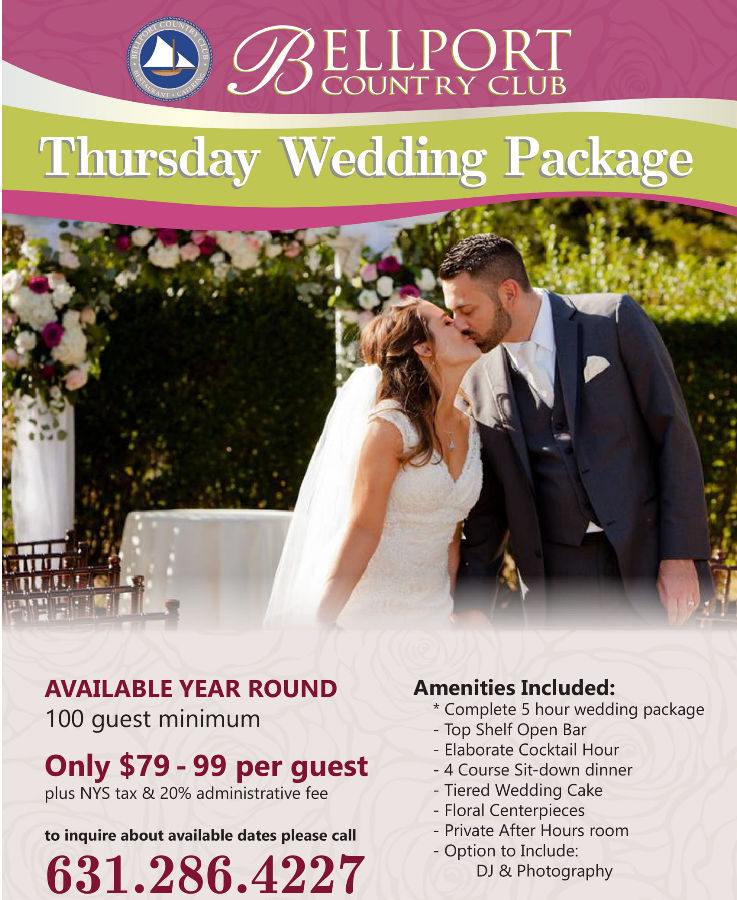 Thursday Wedding Packages