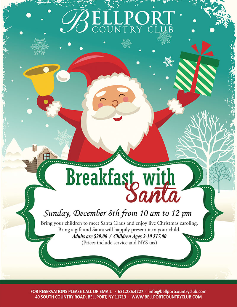 Breakfast With Santa Bellport Country Club